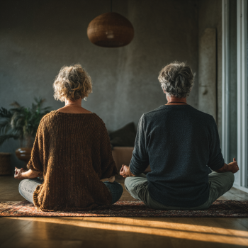 Jóga közösség idős résztvevőkkel